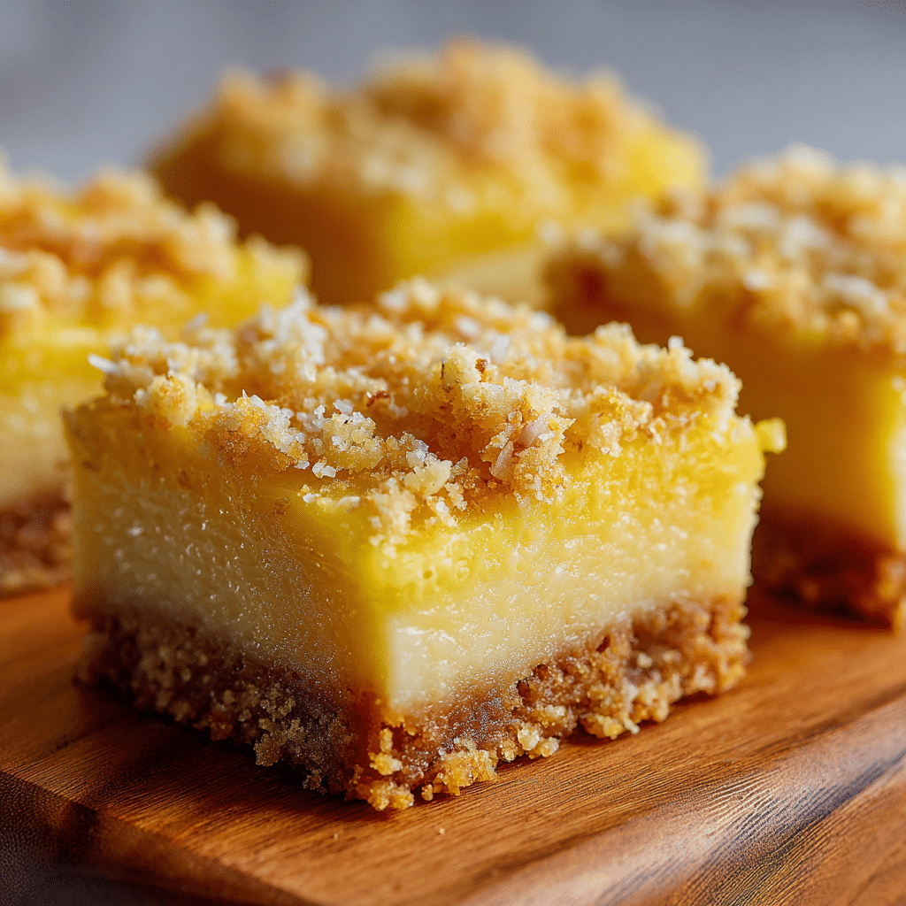No-Bake Lemon Cheesecake Squares Recipe - Recipe Image