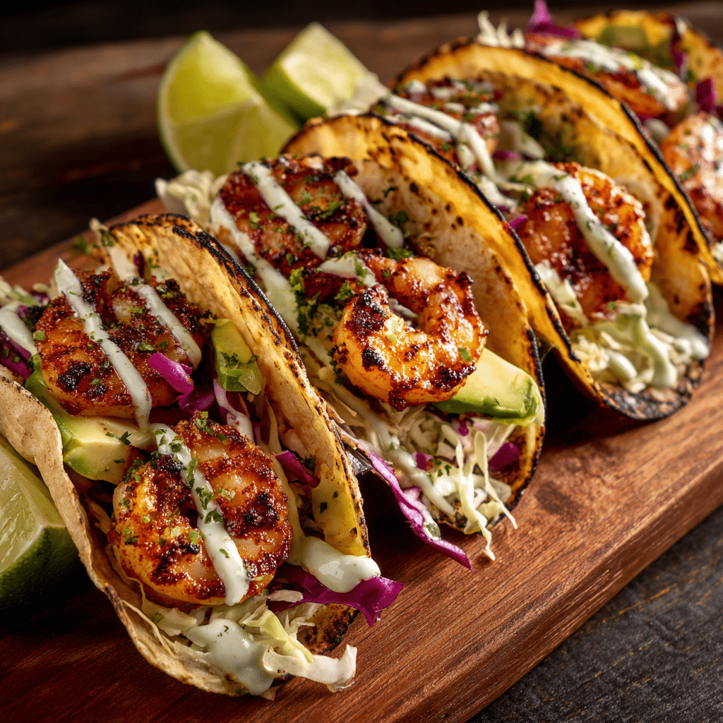 Spicy Shrimp Tacos Recipe - Recipe Image