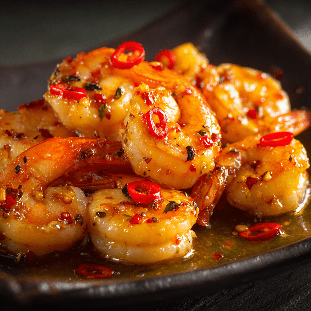 Spicy Garlic Shrimp Recipe - Recipe Image