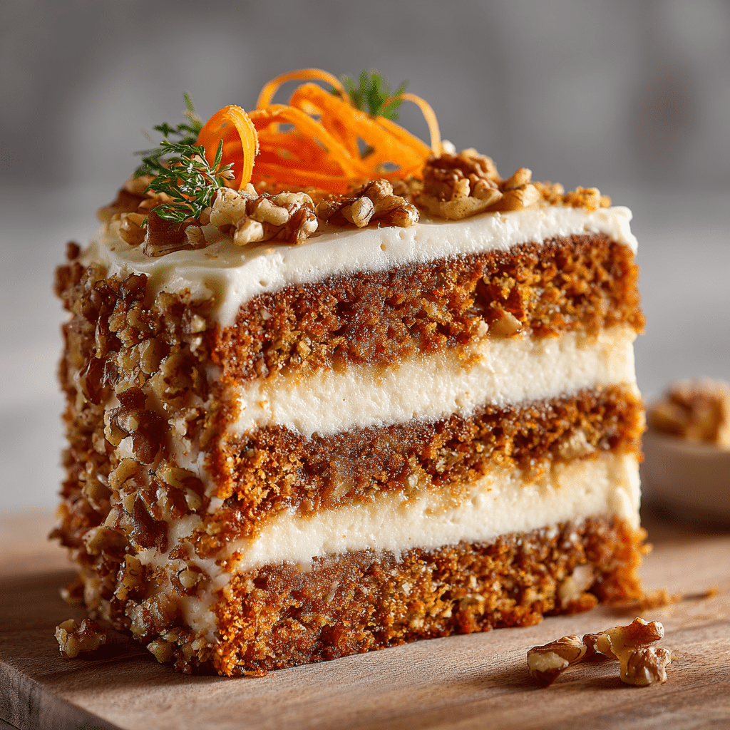 Carrot Cake Mousse Layer Cake Recipe - Recipe Image