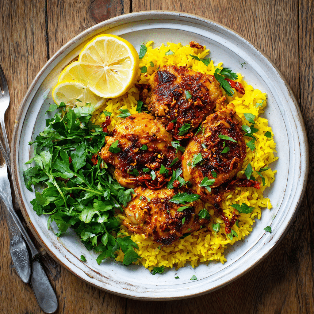 Spicy Jollof Chicken and Rice Recipe - Recipe Image