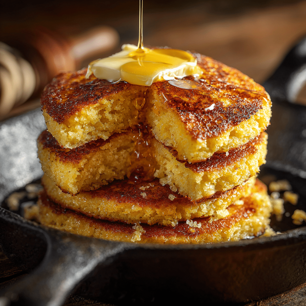 Southern Cornbread Hoecakes Recipe - Recipe Image
