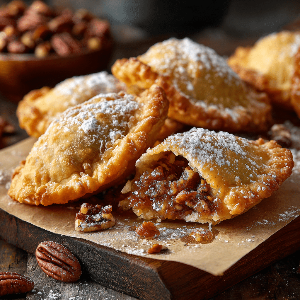 Deep Fried Pecan Pies Recipe - Recipe Image