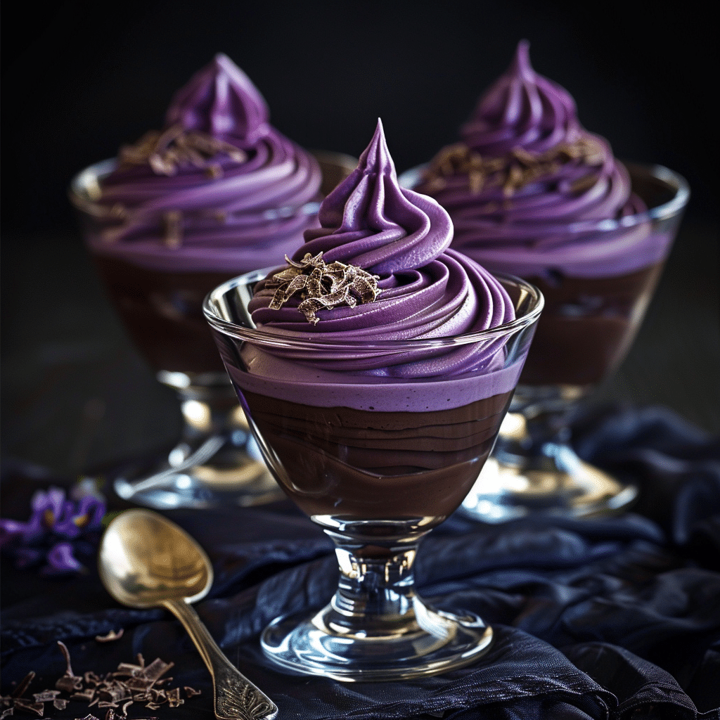 Purple Sweet Potato Chocolate Cups: Violet Velvet Recipe