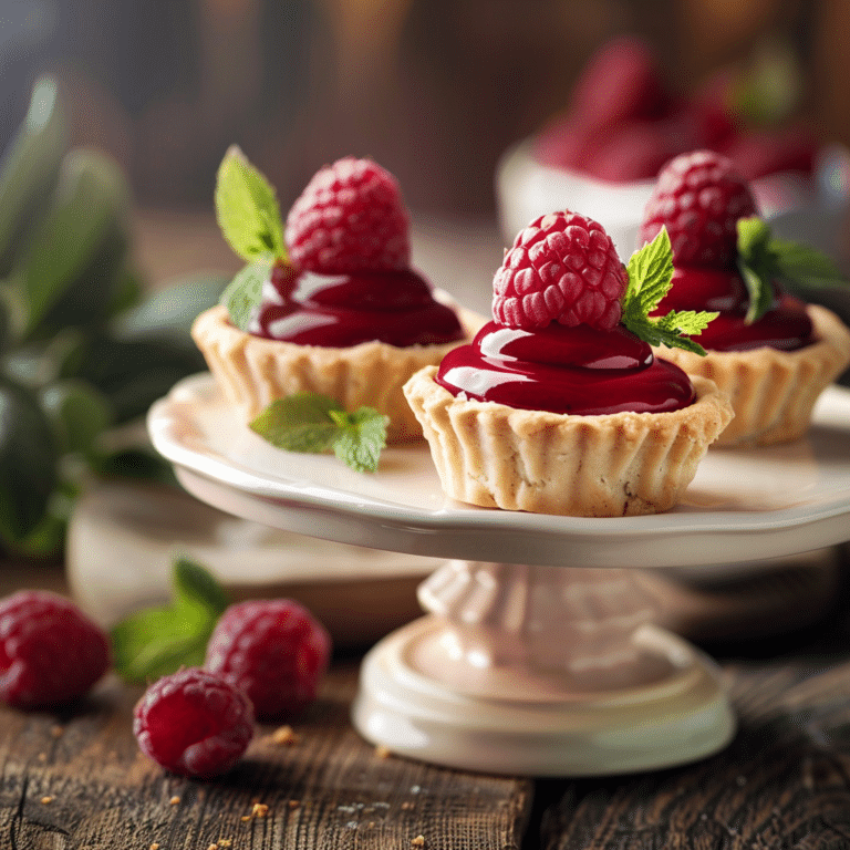 Raspberry Beet Tartlets: Ruby Mini Desserts Recipe