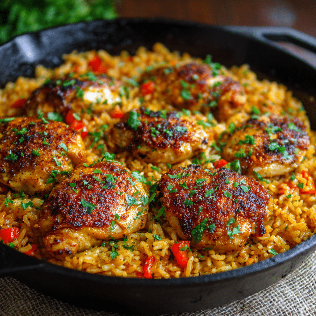 Cajun Chicken and Rice Recipe