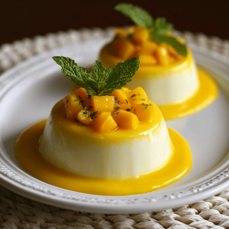 Mango Panna Cotta Recipe