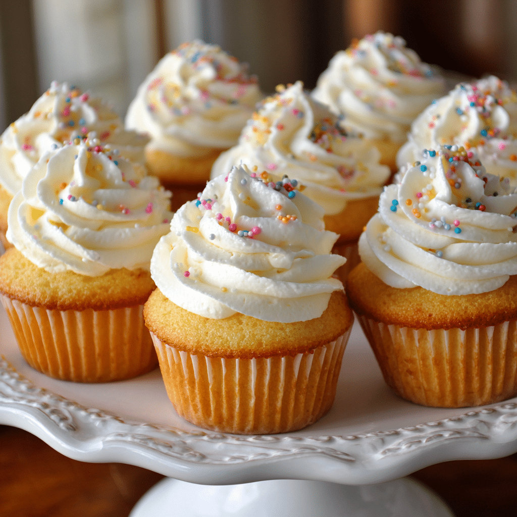 Classic Vanilla Cupcakes Recipe - Recipe Image