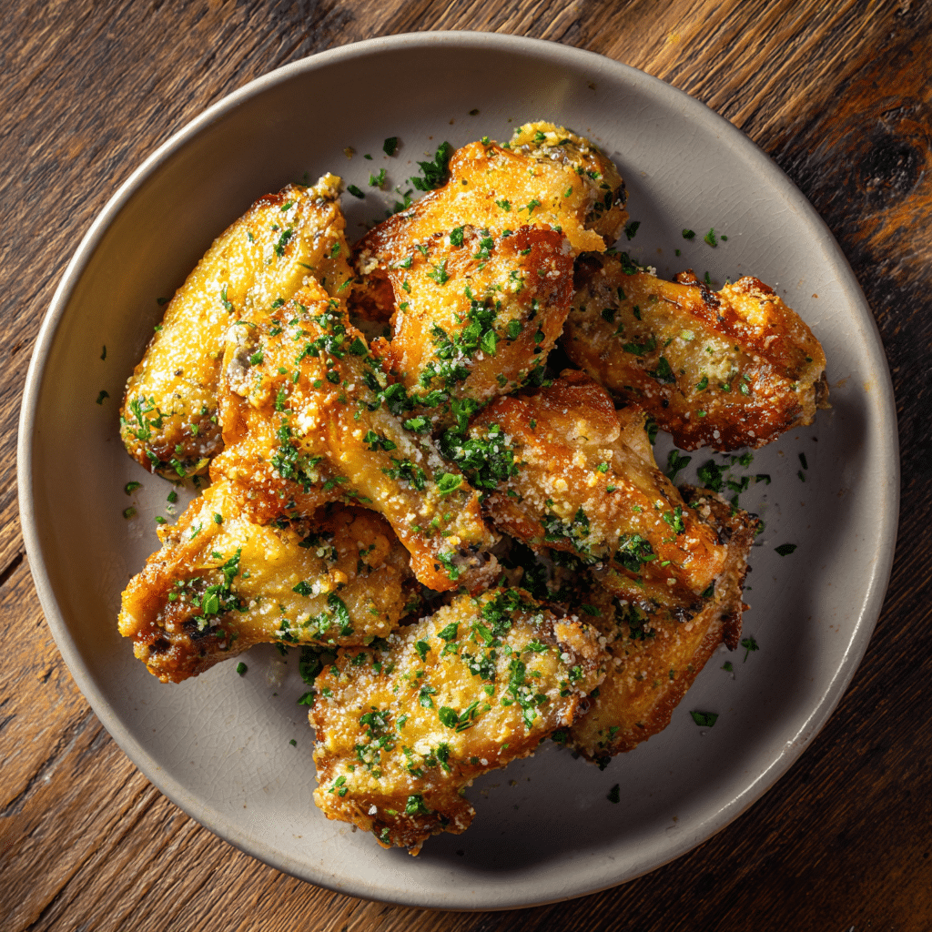 Garlic Parmesan Chicken Wings Recipe - Recipe Image