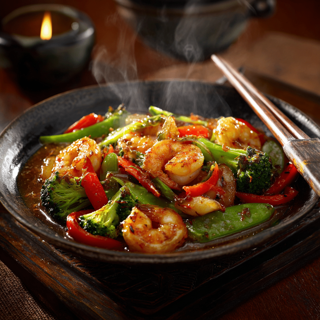 Garlic Shrimp Stir Fry Recipe