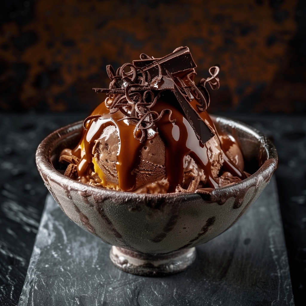 Caramel Chocolate Ice Cream Bowl Recipe