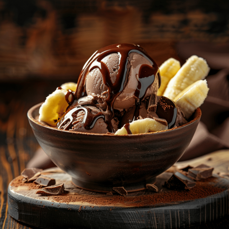 Banana Chocolate Dessert Bowl Recipe