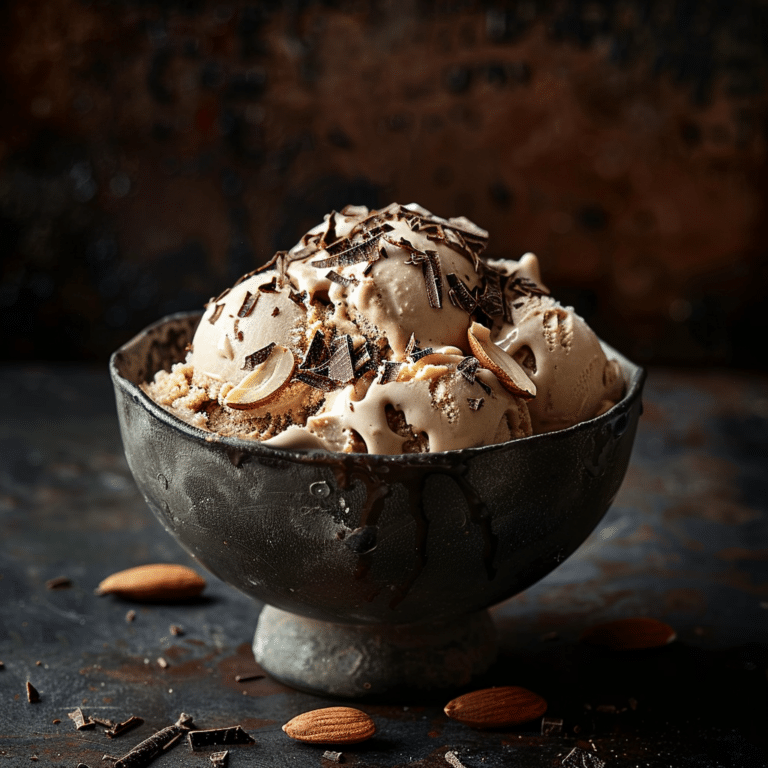 Chocolate Almond Ice Cream Bowl Recipe