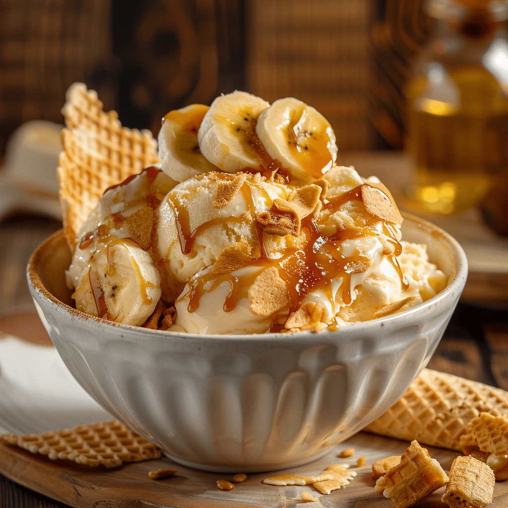 Caramel Banana Dessert Bowl Recipe