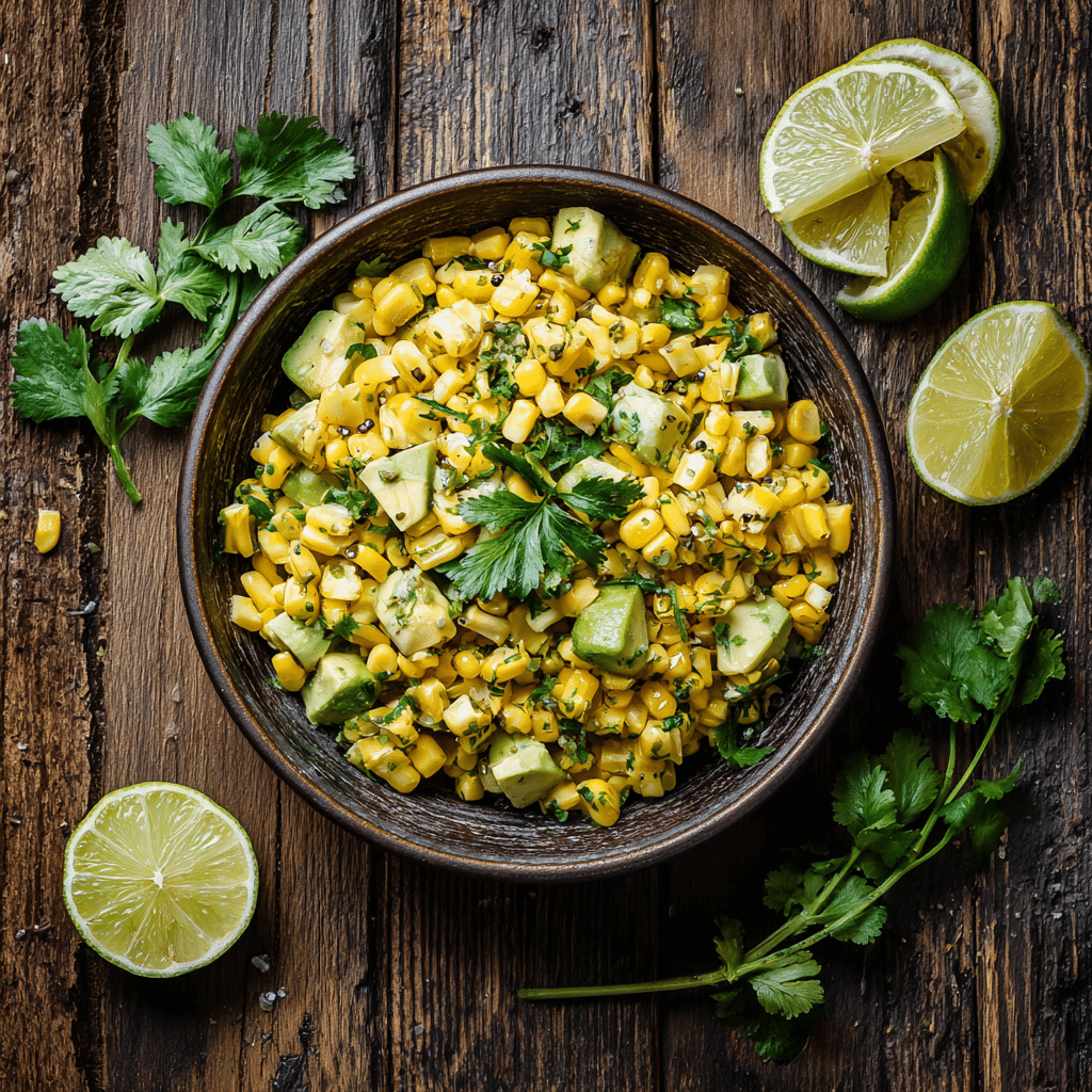Creamy Avocado Corn Salad Recipe
