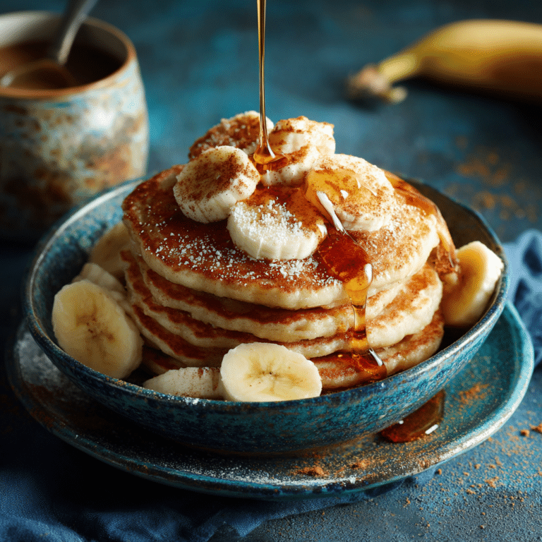Banana Cinnamon Pancake Bowl Recipe