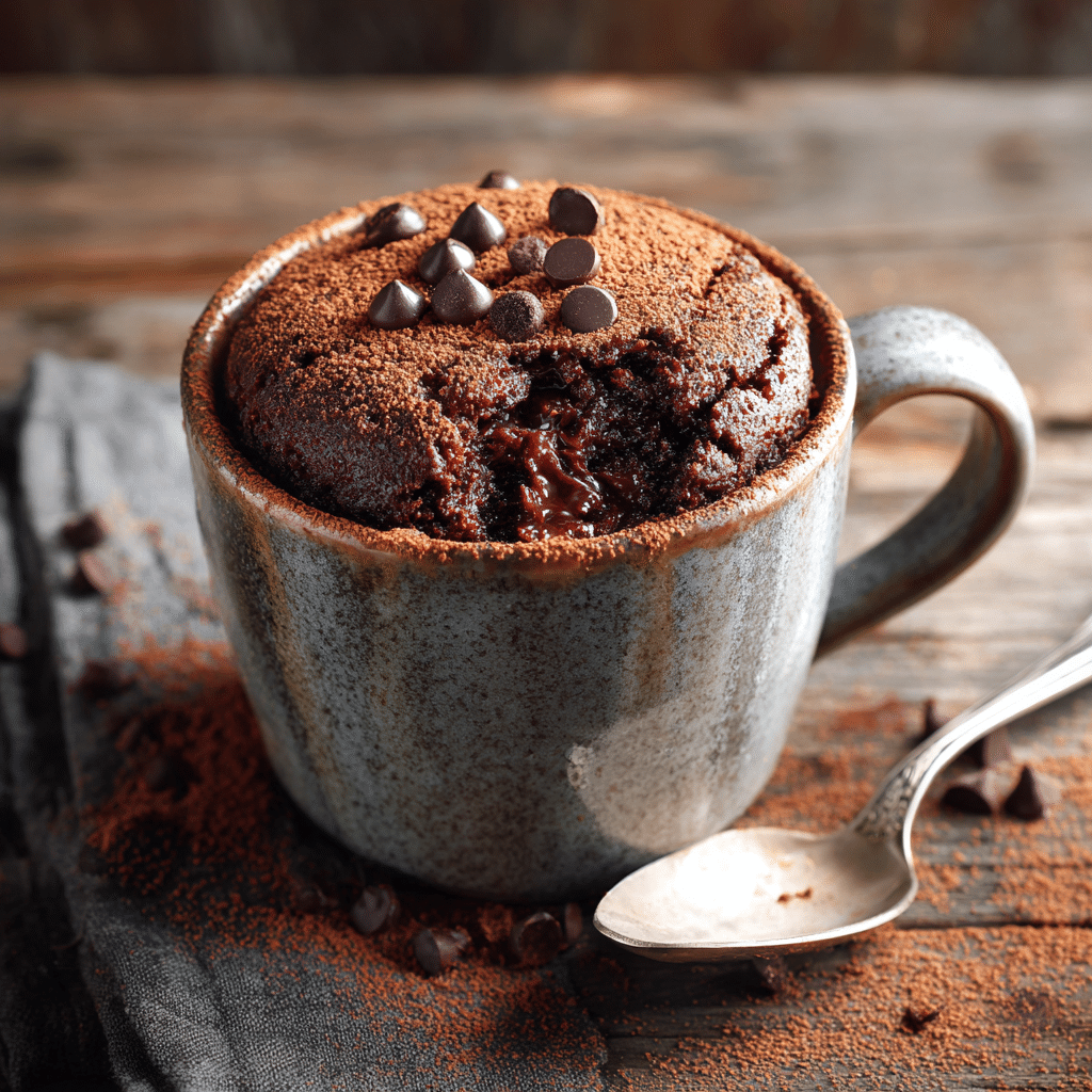 Chocolate Mug Cake (5-Minute Dessert) Recipe