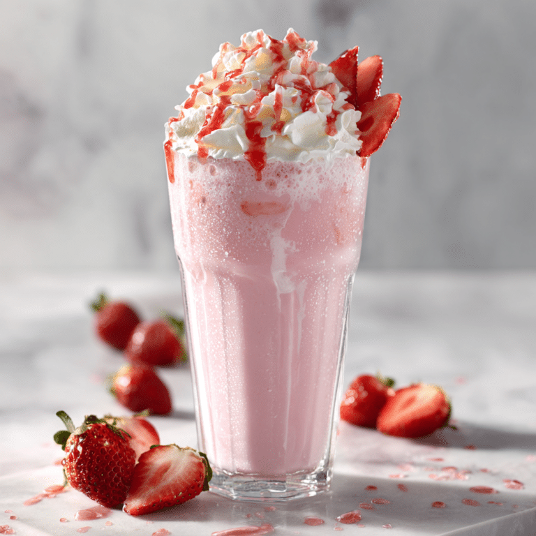 Strawberry Milkshake Recipe