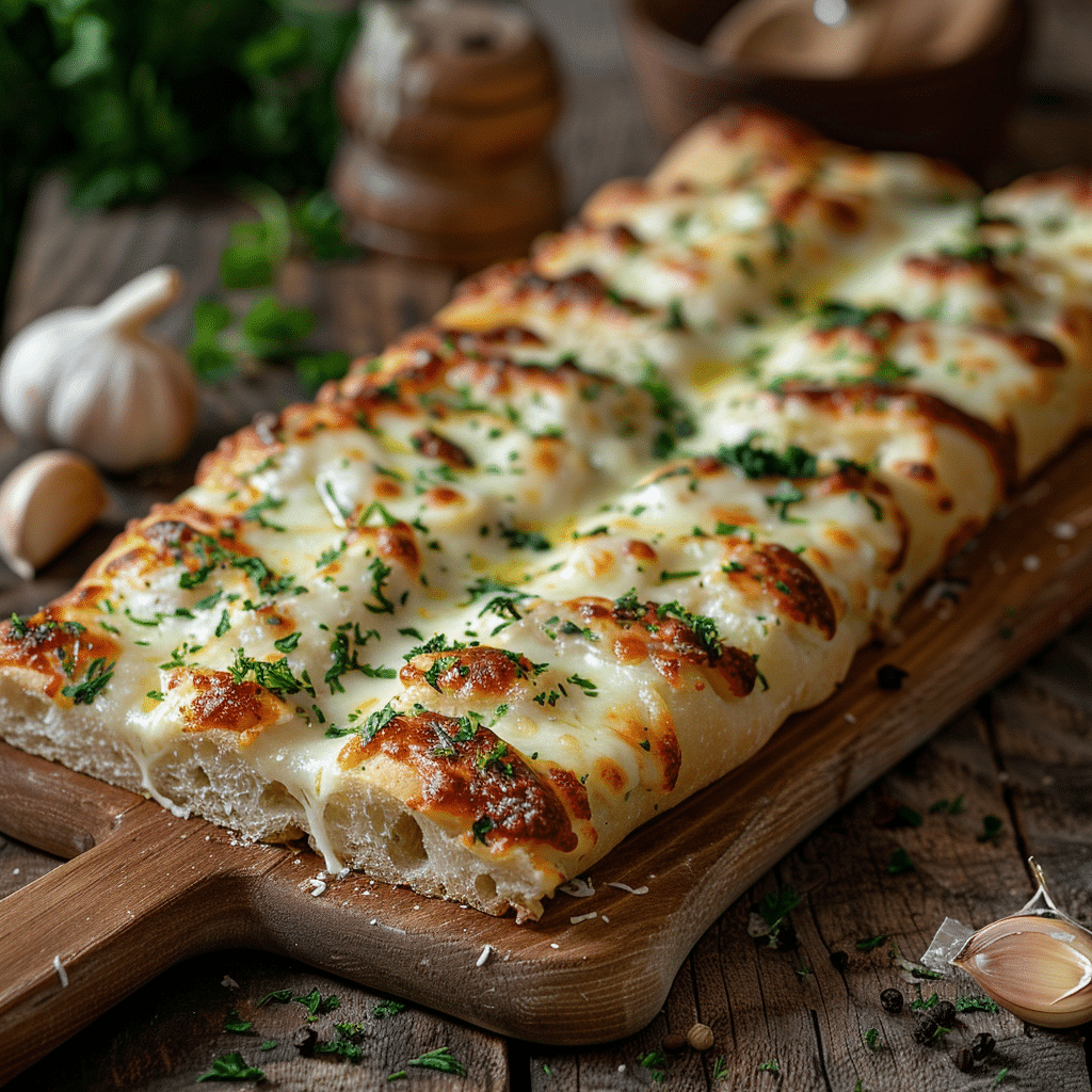 Cheesy Garlic Breadsticks Recipe