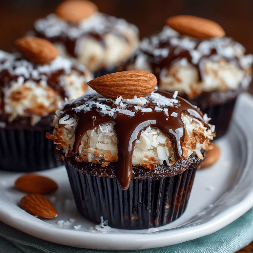 Almond Joy Cupcakes Recipe - Recipe Image