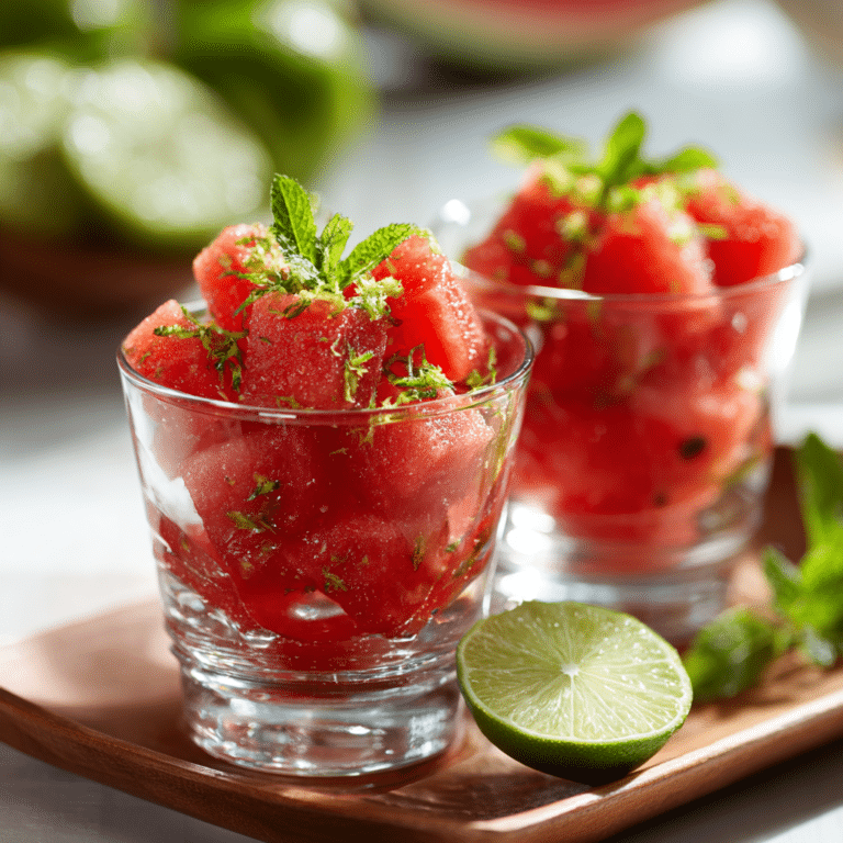 Watermelon Lime Dessert Recipe