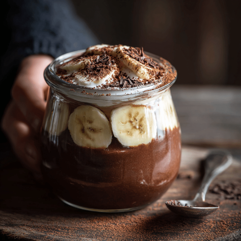 Chocolate Banana Yogurt Dessert Recipe