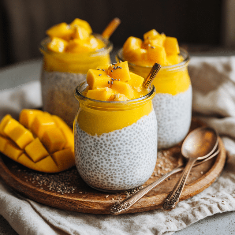Mango Coconut Chia Cups Recipe