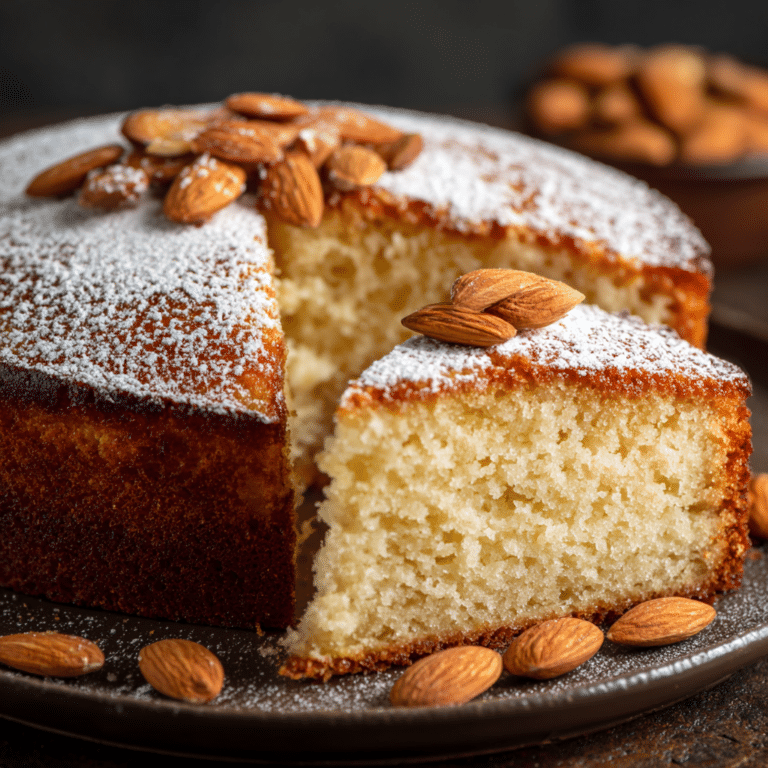 Almond Vanilla Cake Recipe