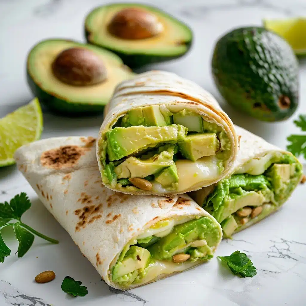Avocado Cheese Wrap Recipe - Recipe Image