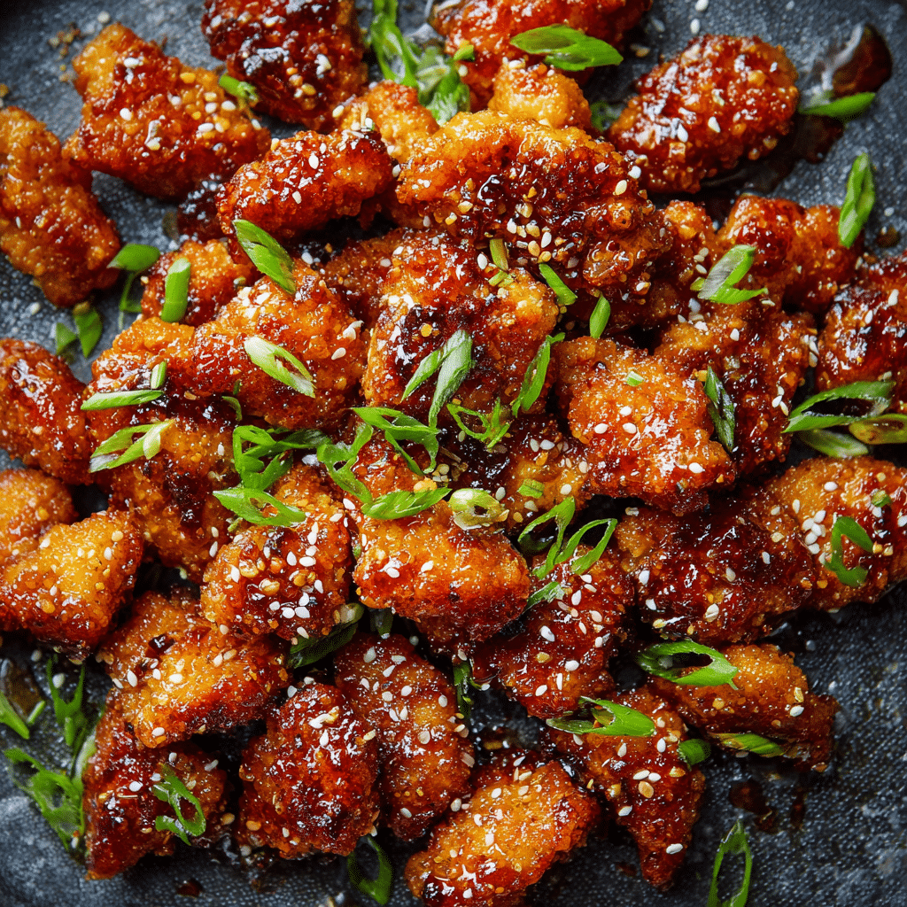 Honey Garlic Chicken Bites Recipe