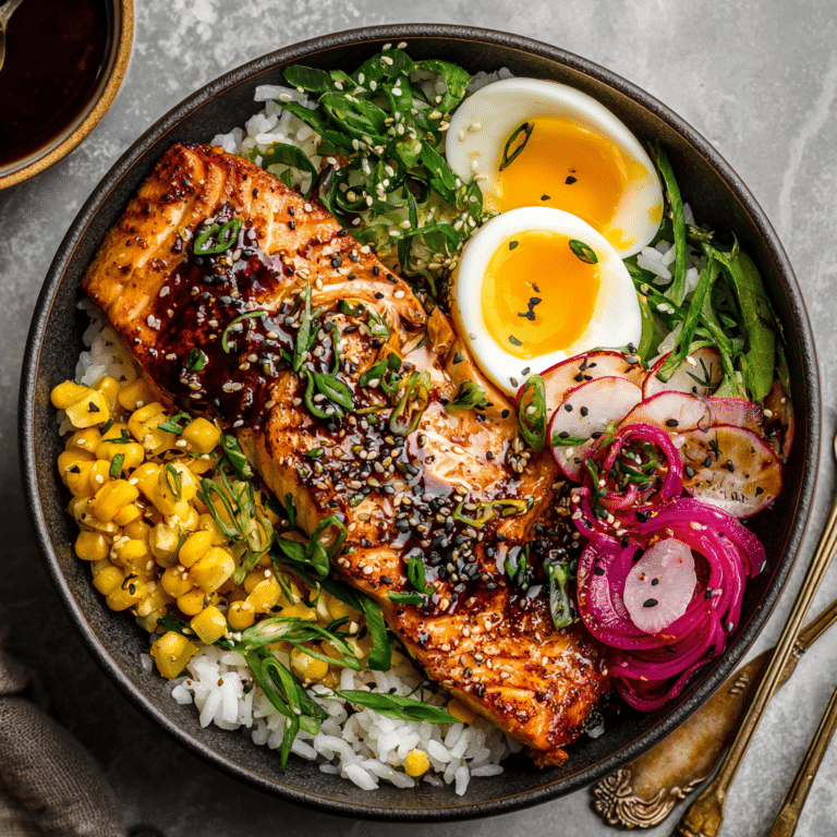 Teriyaki Salmon Bowl Recipe