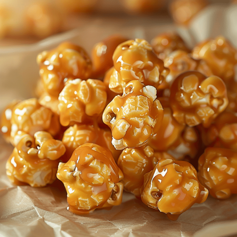 Caramel Popcorn Bites