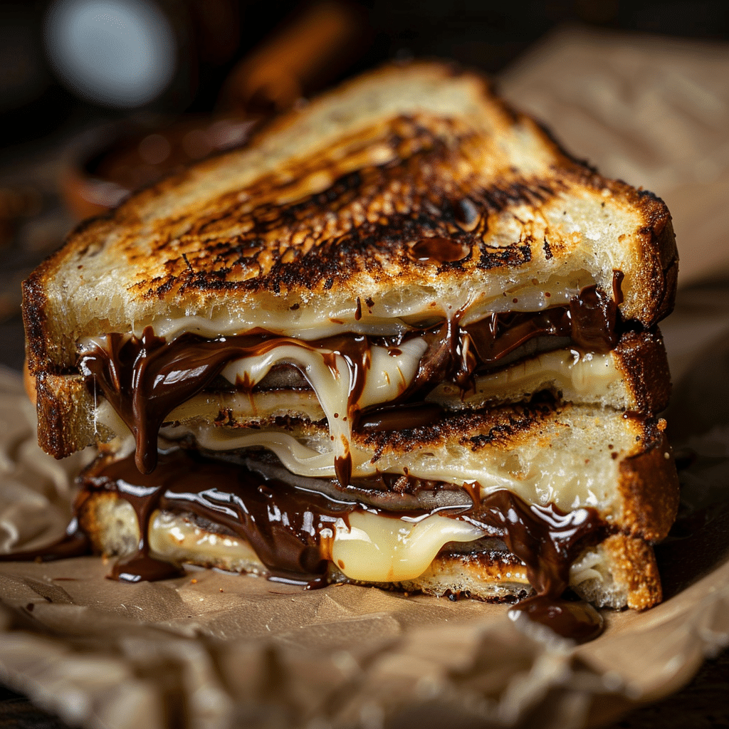 Nutella Cheese Sandwich