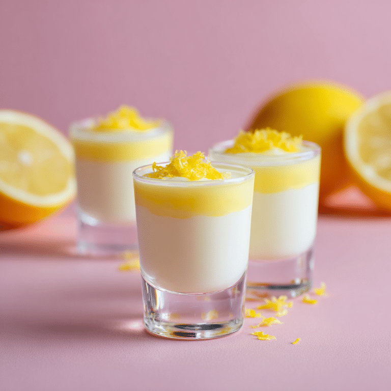 Lemon Cream Dessert Shots Recipe