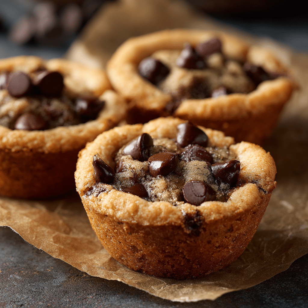 Chocolate Chip Cookie Cups Recipe