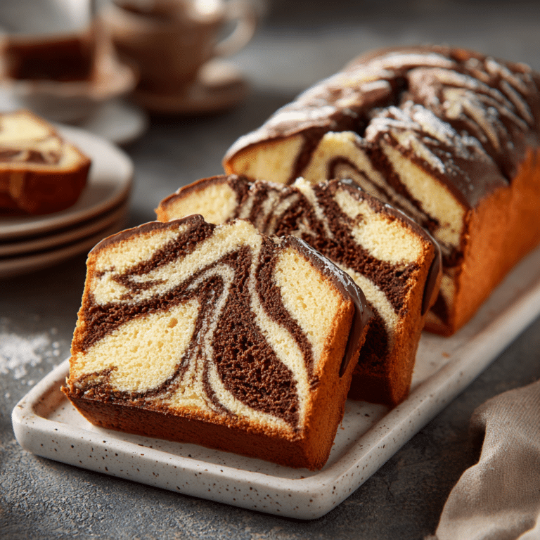 Marble Cake Recipe