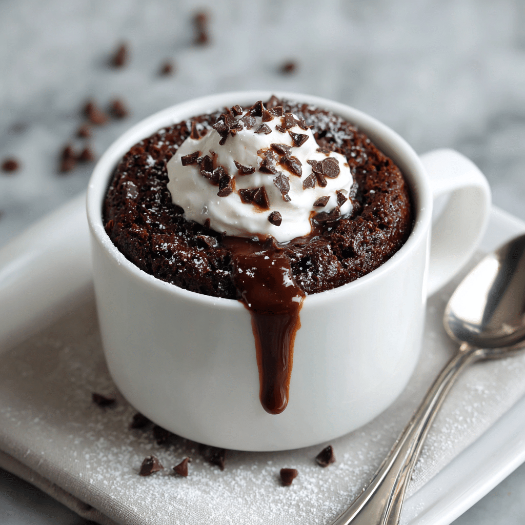 Chocolate Mug Cake Recipe - Recipe Image
