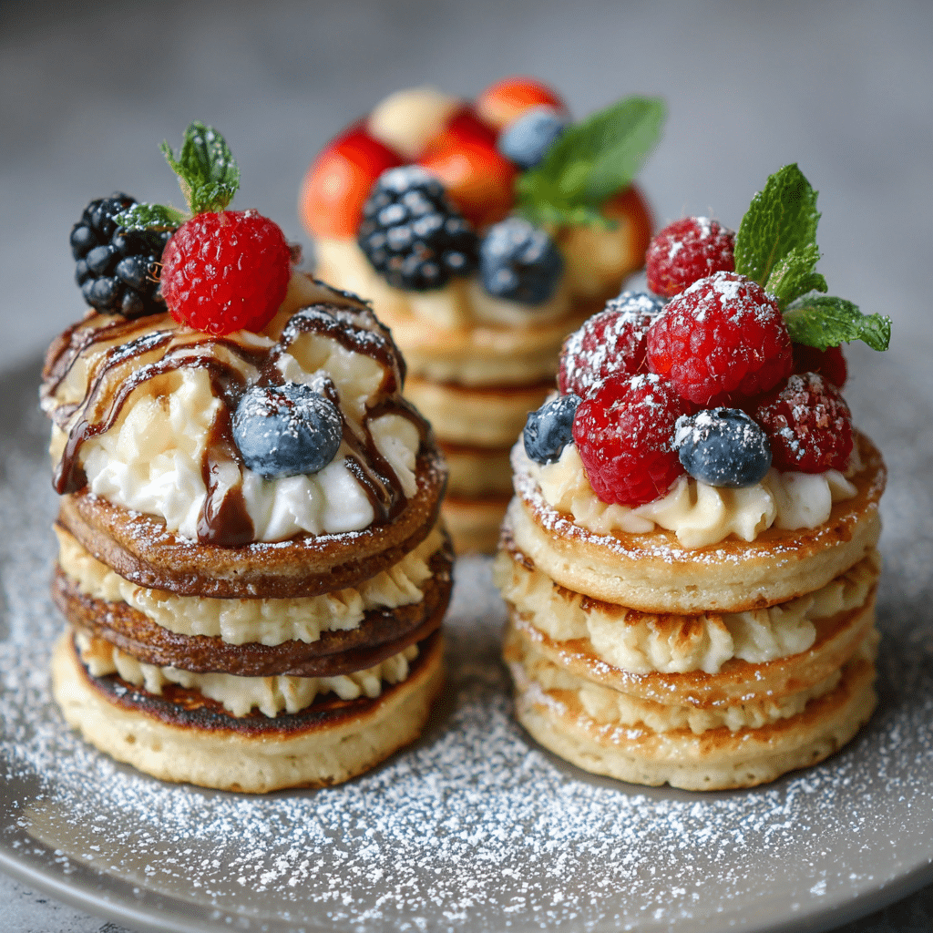 Mini Pancake Stacks Recipe - Recipe Image
