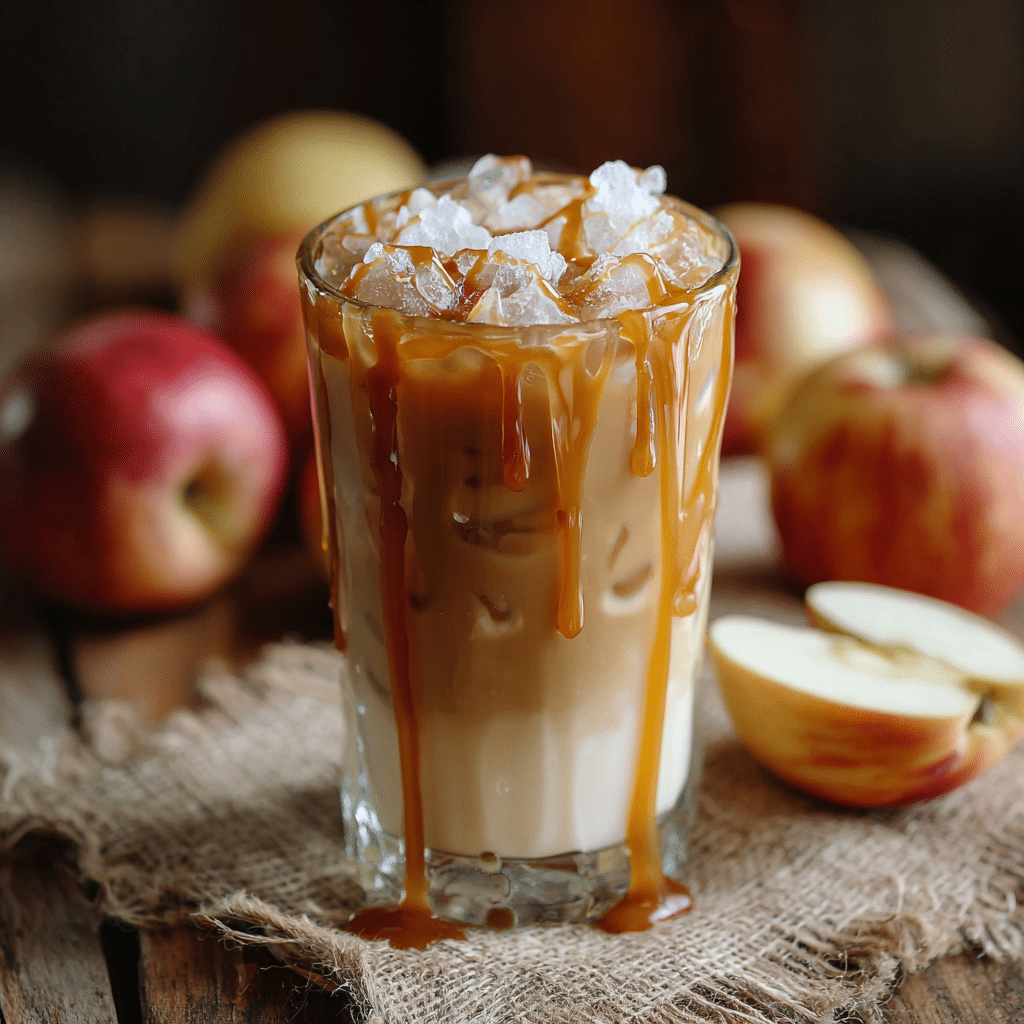 Caramel Apple Iced Latte: Sweet & Cozy Recipe