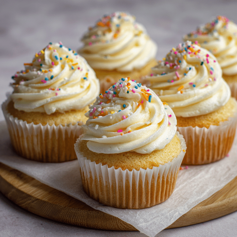 Classic Vanilla Cupcakes Recipe