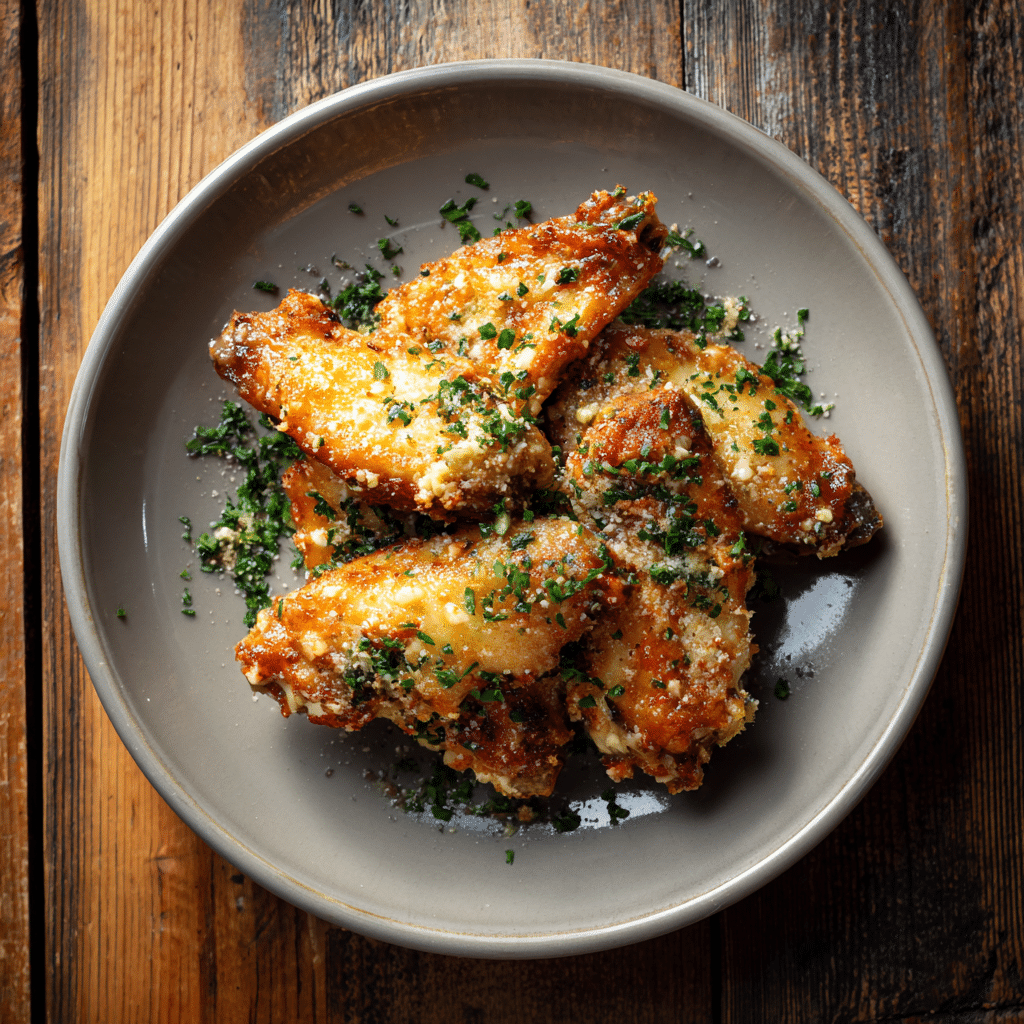 Garlic Parmesan Chicken Wings Recipe - Recipe Image