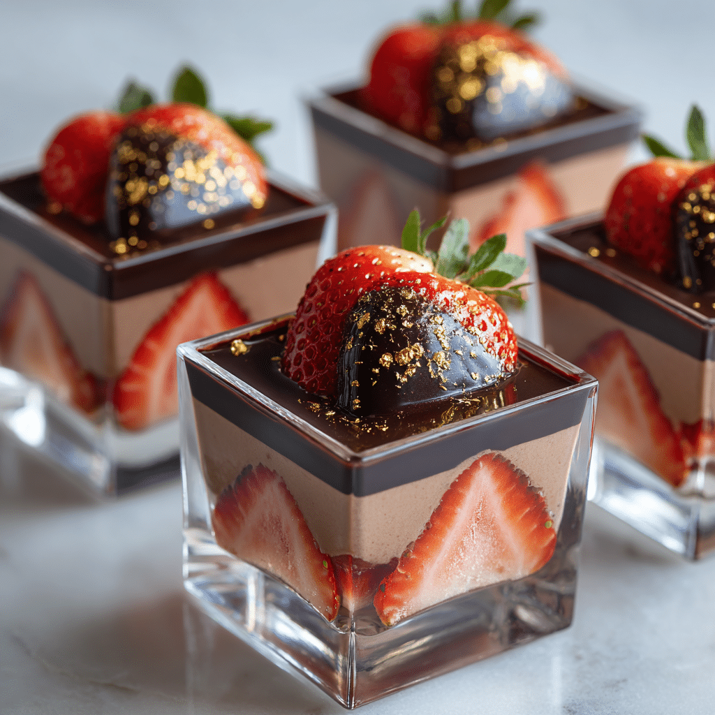Chocolate Strawberry Dubai Cups Recipe - Recipe Image