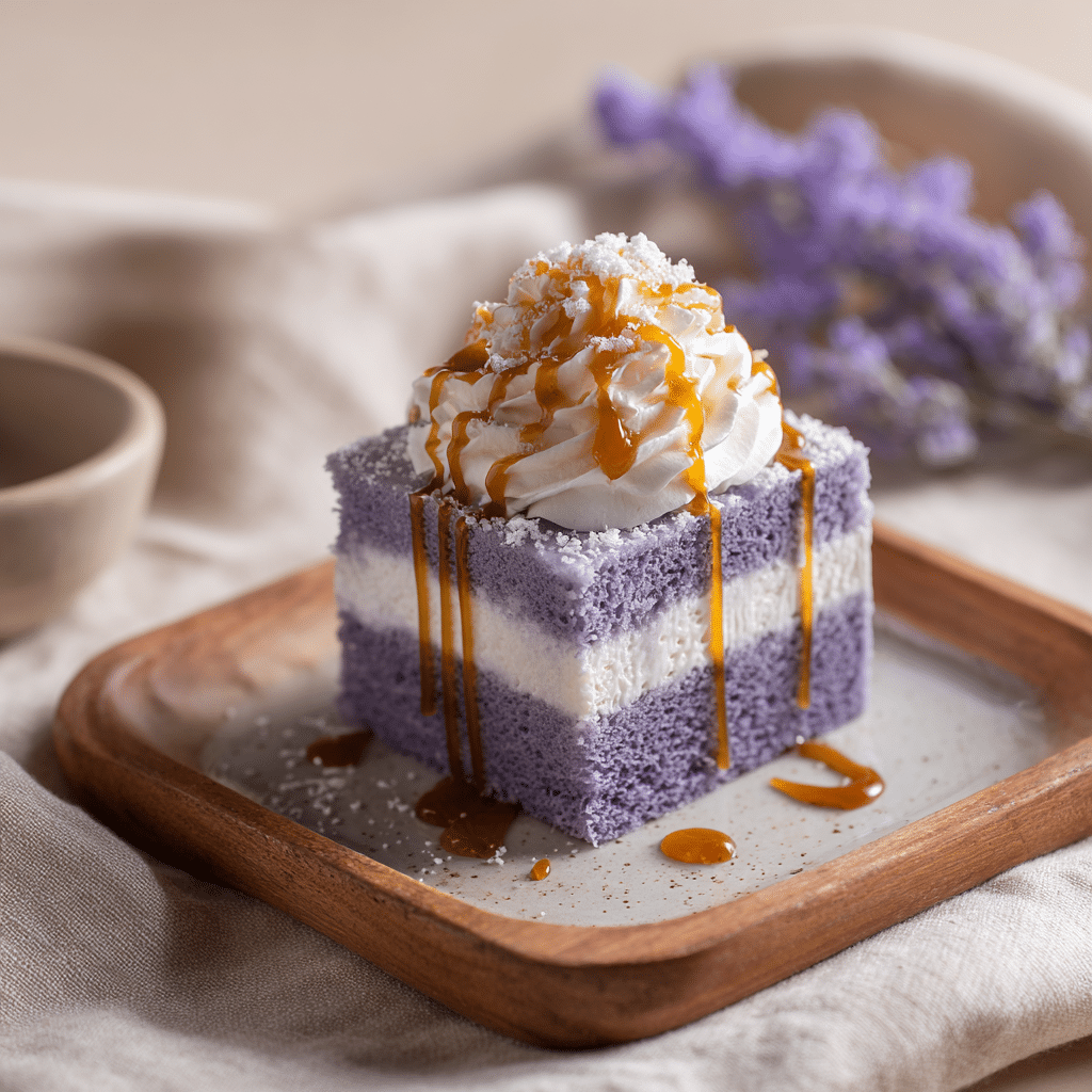 Ube Coconut Tres Leches Cake Recipe - Recipe Image