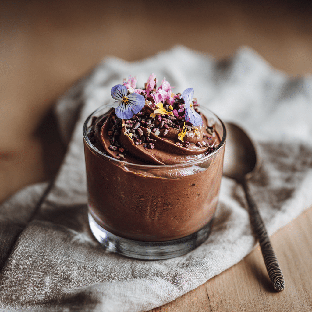 Vegan Chocolate Avocado Mousse Recipe - Recipe Image