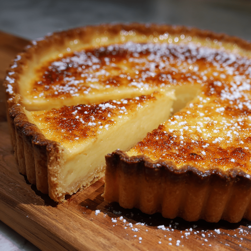 Vanilla Custard Tart Recipe - Recipe Image