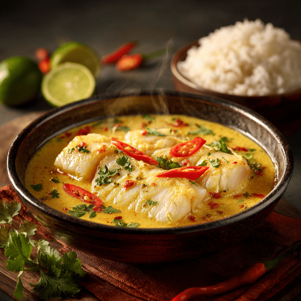 Coconut Curry Fish Recipe - Recipe Image