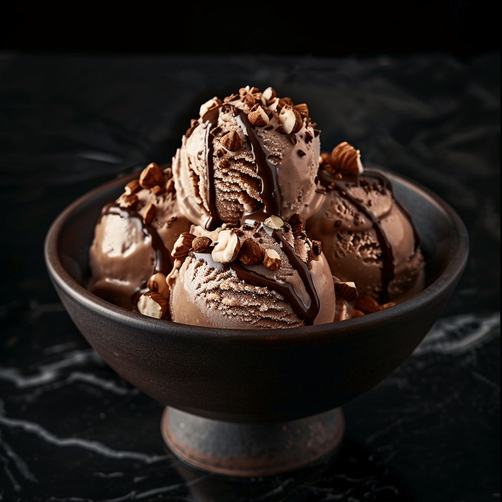 Chocolate Hazelnut Ice Cream Bowl Recipe - Recipe Image