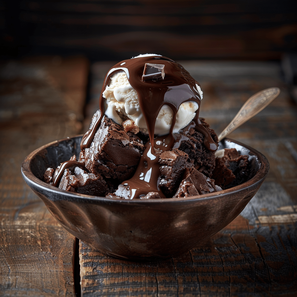 Chocolate Brownie Dessert Bowl Recipe - Recipe Image