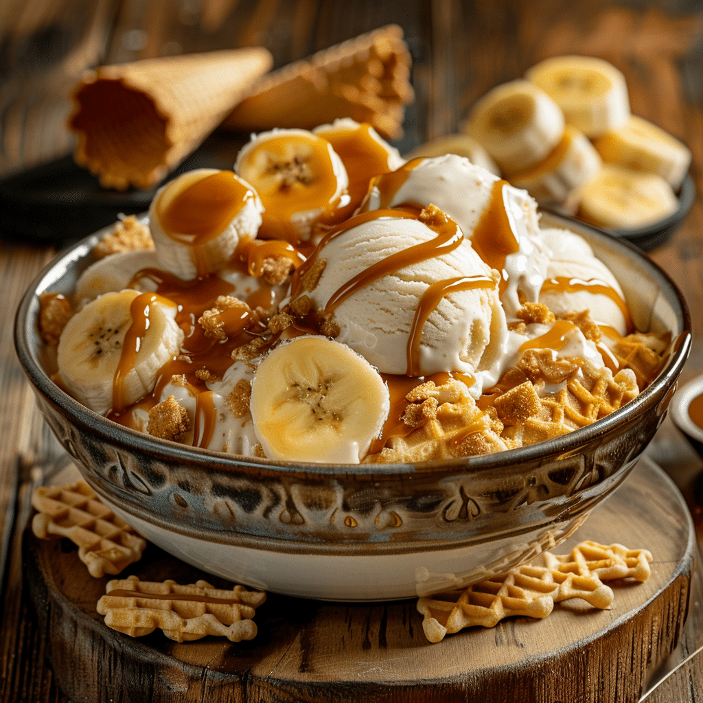 Caramel Banana Dessert Bowl Recipe - Recipe Image