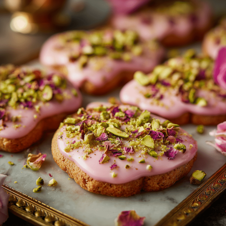 Rose Pistachio Celebration Cookies Recipe